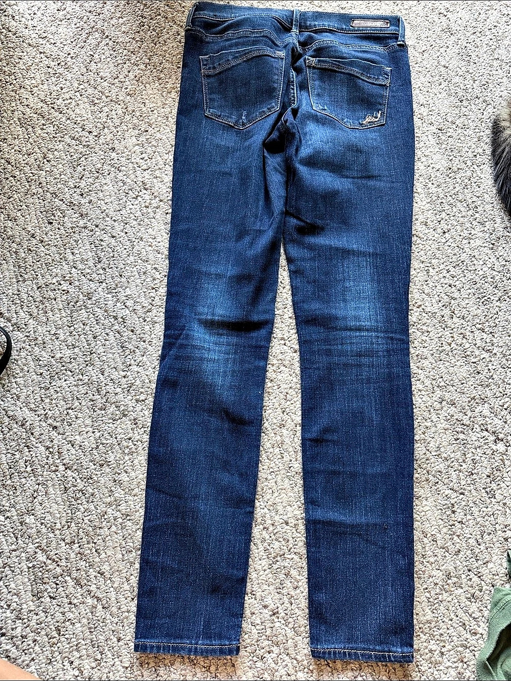 Express Mid Rise Legging Jeans Skinny Jeans Blue Waist 2R